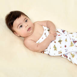 Flower Fairies™ by Childrensalon-White Cotton Blanket (70cm) | Childrensalon Outlet