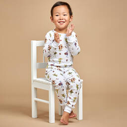 Flower Fairies™ by Childrensalon-Белая хлопковая пижама | Childrensalon Outlet