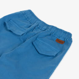 Foque-Шорты из голубого твила для мальчиков | Childrensalon Outlet