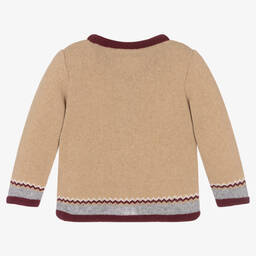 Foque-Boys Bleige Wool Knit Cardigan | Childrensalon Outlet