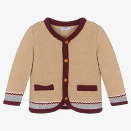 Foque-Boys Bleige Wool Knit Cardigan | Childrensalon Outlet