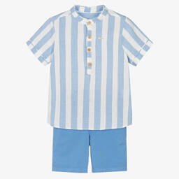 Foque-Рубашка и голубые шорты из хлопка | Childrensalon Outlet