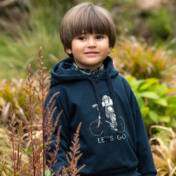 Foque-Синий спортивный костюм из хлопка для мальчиков | Childrensalon Outlet