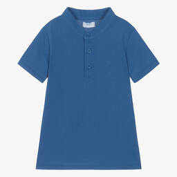 Foque-Boys Cobalt Blue Cotton Polo Shirt | Childrensalon Outlet