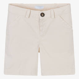 Foque-Boys Dark Ivory Cotton Shorts | Childrensalon Outlet