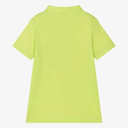 Foque-Boys Green Cotton Polo Shirt | Childrensalon Outlet