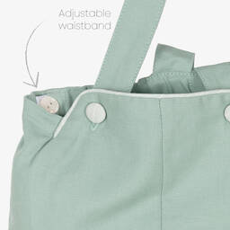 Foque-Boys Green & Ivory Cotton Shorts Set | Childrensalon Outlet