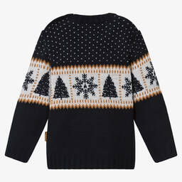 فوكيه-بلوفر أكريليك محبوك لون كحلي للأولاد | Childrensalon Outlet