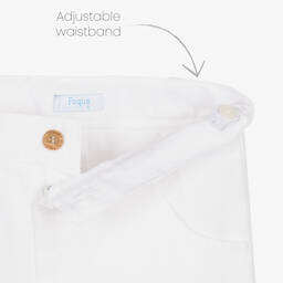 Foque-Оранжевая рубашка и белые шорты из хлопка | Childrensalon Outlet