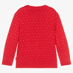 Foque-Красный свитер с оленями для мальчиков | Childrensalon Outlet