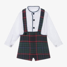 Foque-Boys Tartan Check Shorts Outfit | Childrensalon Outlet