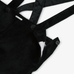 Foque-طقم شورت مخمل لون أسود وعاجي للأولاد | Childrensalon Outlet