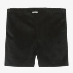 Foque-طقم شورت مخمل لون أسود وعاجي للأولاد | Childrensalon Outlet