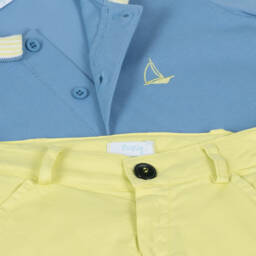 Foque-طقم بولو وشورت قطني زاهي للأولاد | Childrensalon Outlet