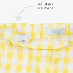 Foque-Комплект с шортами белого и желтого цвета для мальчиков | Childrensalon Outlet