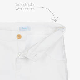 فوكيه-طقم شورت قطن لون أصفر وأبيض للأولاد | Childrensalon Outlet