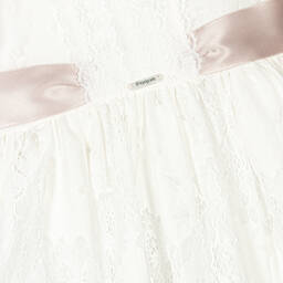 Foque-Girls Ivory Lace Dress | Childrensalon Outlet
