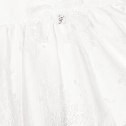 Foque-طقم فستان أطفال بناتي قطن دانتيل لون عاجي | Childrensalon Outlet