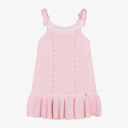 Foque-Розовое вязаное платье без рукавов для девочек | Childrensalon Outlet
