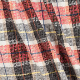 Foque-فستان مزيج قطن كاروهات لون أحمر | Childrensalon Outlet