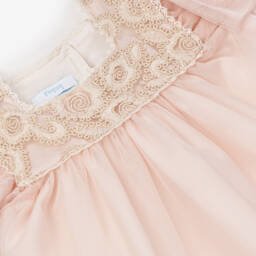 Foque-فستان تول دانتيل وردي للبنات | Childrensalon Outlet