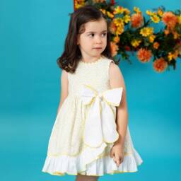 Foque-Платье из хлопка с цветочным узором для девочек | Childrensalon Outlet