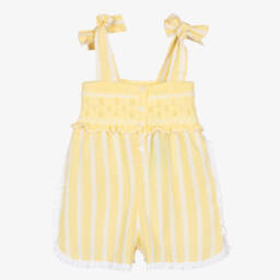 Foque-جمبسوت قطن مخطط بألوان الشمس للبنات | Childrensalon Outlet