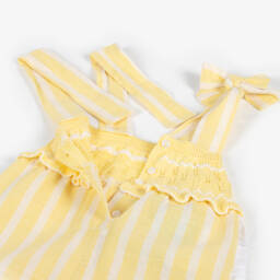 Foque-جمبسوت قطن مخطط بألوان الشمس للبنات | Childrensalon Outlet