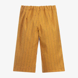 Foque-Girls Yellow Striped Culottes | Childrensalon Outlet