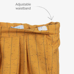 Foque-Girls Yellow Striped Culottes | Childrensalon Outlet