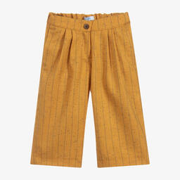 Foque-Girls Yellow Striped Culottes | Childrensalon Outlet