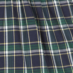 Foque-Сине-зеленое платье в клетку | Childrensalon Outlet