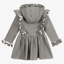 Foque-Серое платье из джерси с капюшоном | Childrensalon Outlet