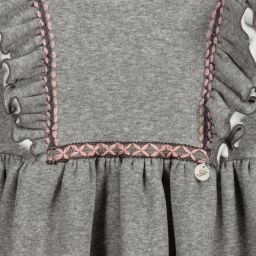 Foque-Серое платье из джерси с капюшоном | Childrensalon Outlet