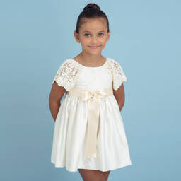 Foque-Ivory Ceremony Dress  | Childrensalon Outlet