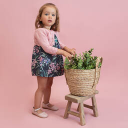 Foque-Платье и трусики из хлопка синего цвета | Childrensalon Outlet