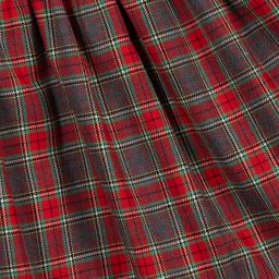 Foque-Red & Grey Checked Dress  | Childrensalon Outlet