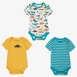 فروجي-أوفرول بادي قطن عضوي للمواليد (عدد 3) | Childrensalon Outlet