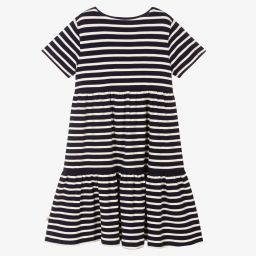 Frugi-Синее платье в бретонскую полоску | Childrensalon Outlet