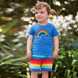 Frugi-Синяя футболка из органического хлопка | Childrensalon Outlet