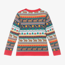Frugi-Boys Cotton Fair Isle Jumper | Childrensalon Outlet