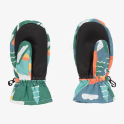 Frugi-قفازات تزلج مغامرات خضراء للأولاد | Childrensalon Outlet