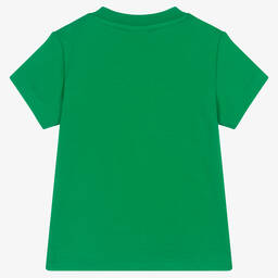 فروجي-تيشيرت قطن عضوي لون أخضر للأطفال | Childrensalon Outlet