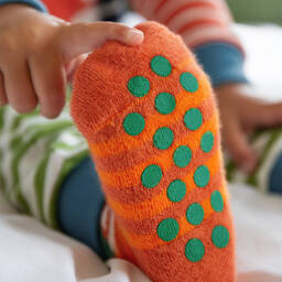 فروجي-جوارب قطن عضوي محبوك للأولاد (عدد 2) | Childrensalon Outlet