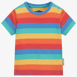 Frugi-Футболка из органического хлопка в радужную полоску | Childrensalon Outlet