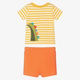 Frugi-Boys Tropical Crocodile Shorts Ensemble | Childrensalon Outlet