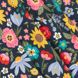 Frugi-Girls Blue Organic Cotton Skater Dress | Childrensalon Outlet