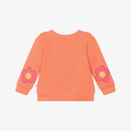 Frugi-Girls Coral Tortoise Organic Sweatshirt | Childrensalon Outlet