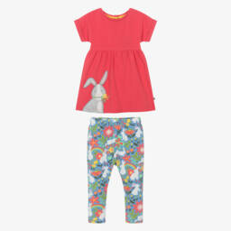 Frugi-Очаровательный розовый комплект леггинсов для девочек | Childrensalon Outlet