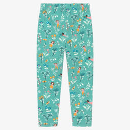 فروجي-ليقنز  قطن جيرسي عضوي لون أخضر للبنات | Childrensalon Outlet